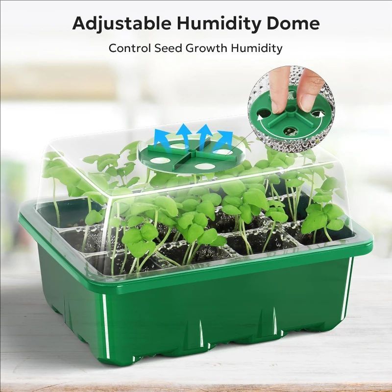 Humidity Dome Kit - 10'lu/5'li Paket Fide Tepsileri Tohum Başlangıç