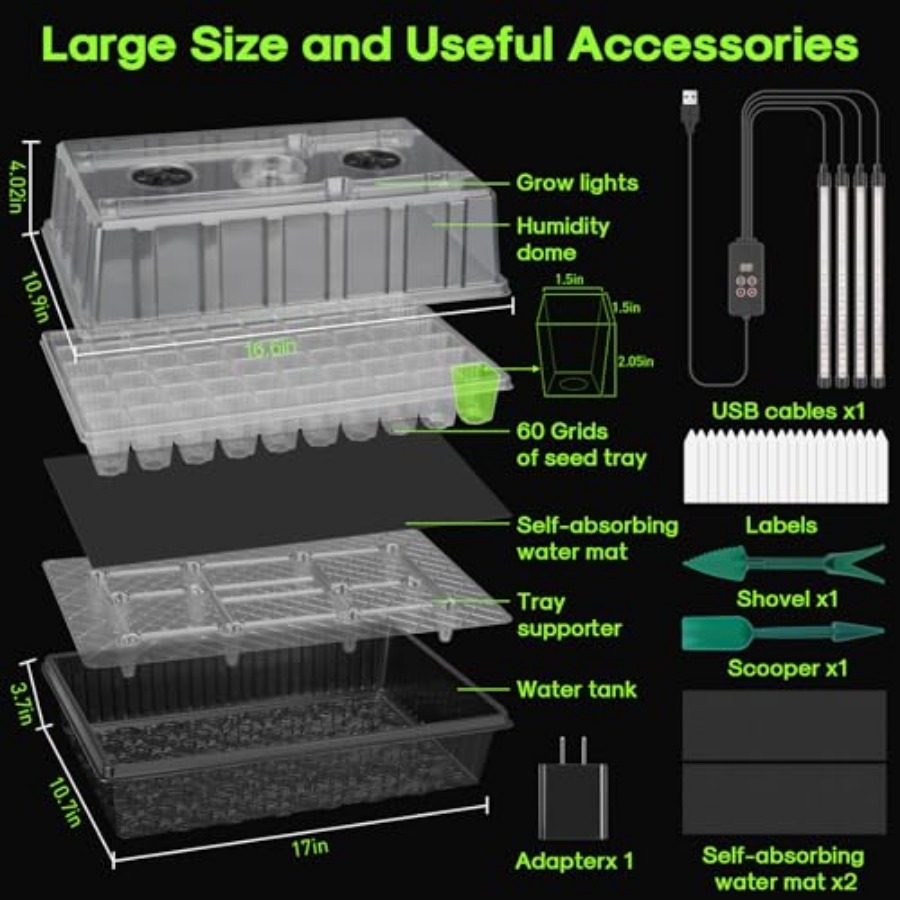 120 Hücreli Kendiliğinden Sula - Humidity Dome Kit incelemesi ve fiyatı