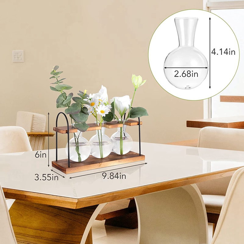 Ahşap Standlı Bitki Üretim İst - Propagation Station Vase incelemesi ve fiyatı