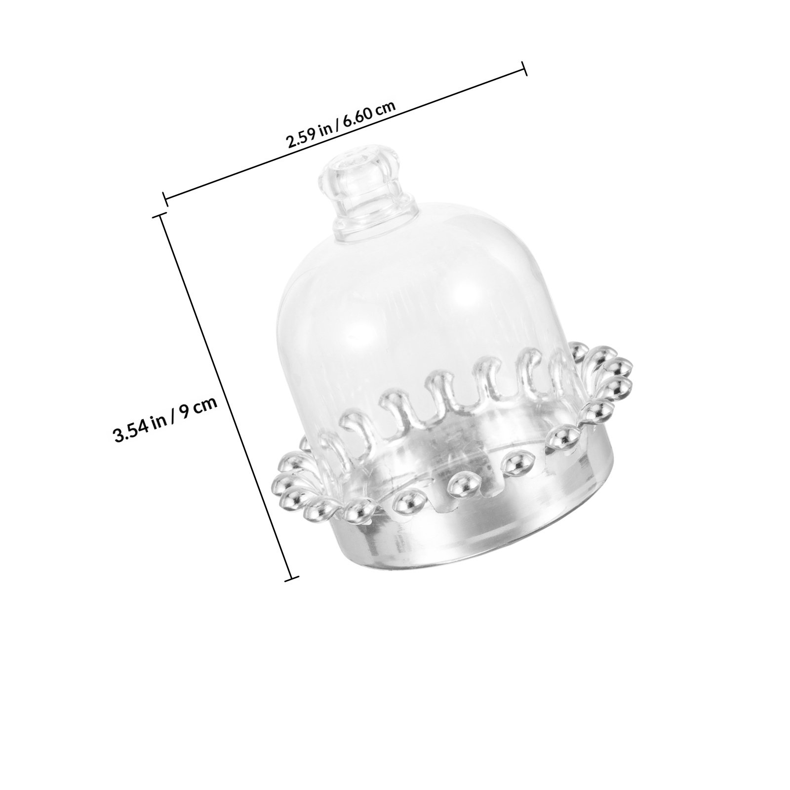 12 Adet Kek Standı Kubbe Kapağ - Plastic Dome Clear incelemesi ve fiyatı