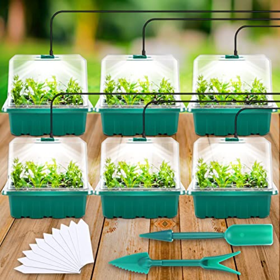 Işıklı Tohum Başlangıç ​​Tepsi - Humidity Dome Kit incelemesi ve fiyatı